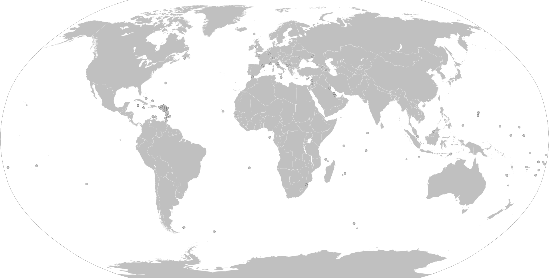 MKOIZ Services Global Connections Map